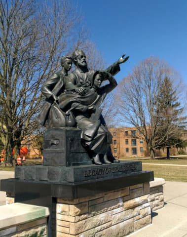 Legacy statue at Andrews University (Michigan, USA)
